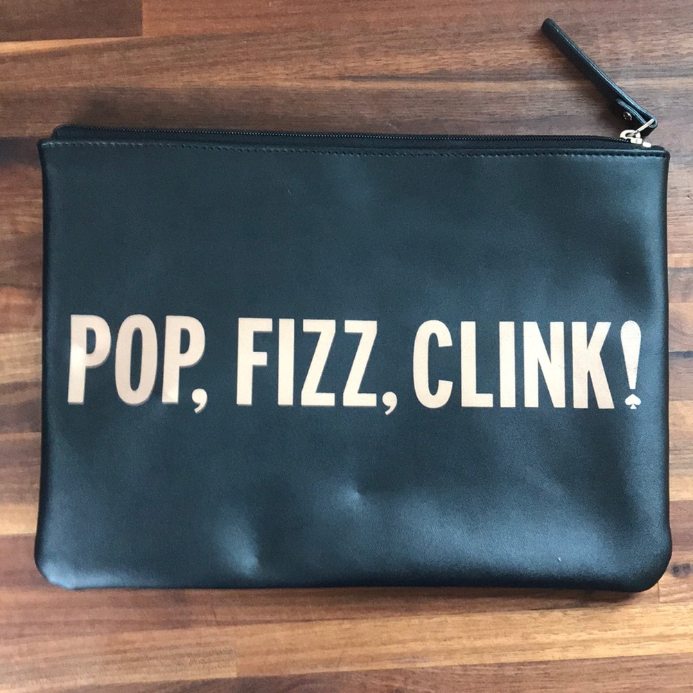 Kate Spade “pop, fizz, clink!” Clutch bag